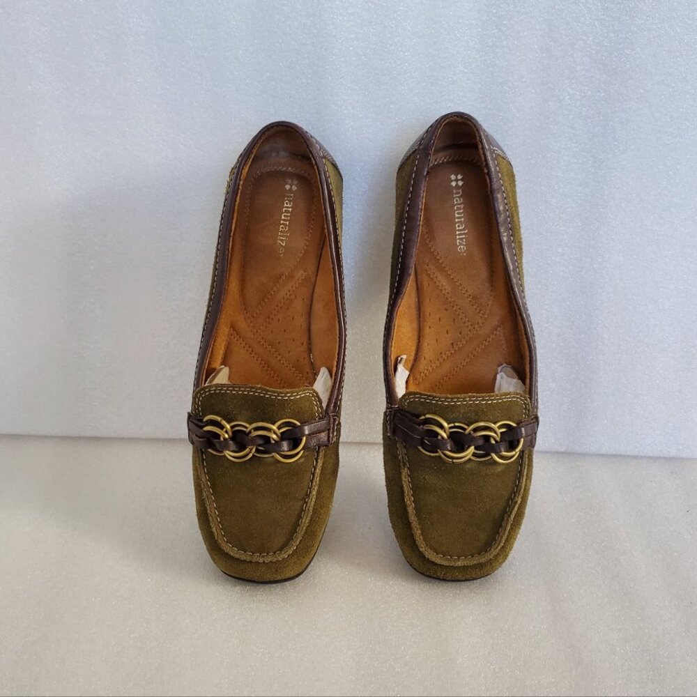 Sage Suede Naturalizer Shoes. Size 7½W